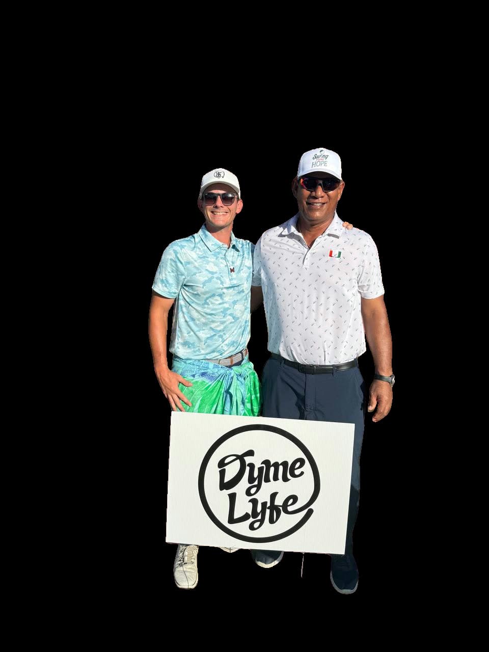 James Kasza at corporate golf event